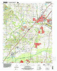 preview thumbnail of historical topo map of Millington, TN in 1997