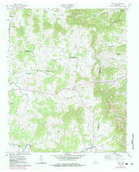 Download a high-resolution, GPS-compatible USGS topo map for Milton, TN (1984 edition)