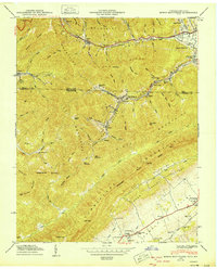 Download a high-resolution, GPS-compatible USGS topo map for Mingo Mountains, TN (1950 edition)