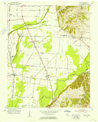 Download a high-resolution, GPS-compatible USGS topo map for Miston, TN (1953 edition)