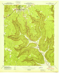 Download a high-resolution, GPS-compatible USGS topo map for Monteagle, TN (1950 edition)