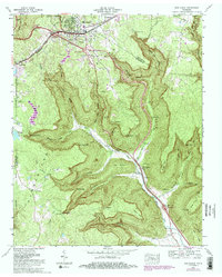 Download a high-resolution, GPS-compatible USGS topo map for Monteagle, TN (1983 edition)
