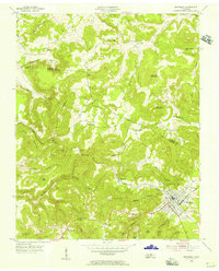 Download a high-resolution, GPS-compatible USGS topo map for Monterey Lake, TN (1956 edition)