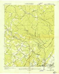 Download a high-resolution, GPS-compatible USGS topo map for Morgan Springs, TN (1935 edition)