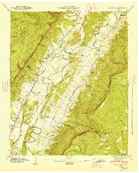 Download a high-resolution, GPS-compatible USGS topo map for Mount Airy, TN (1948 edition)
