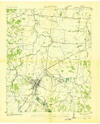 Download a high-resolution, GPS-compatible USGS topo map for Mount Pleasant, TN (1936 edition)