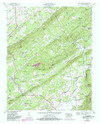 preview thumbnail of historical topo map of Monroe County, TN in 1946