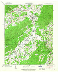 Download a high-resolution, GPS-compatible USGS topo map for Mountain City, TN (1967 edition)
