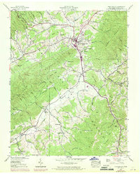 Download a high-resolution, GPS-compatible USGS topo map for Mountain City, TN (1971 edition)