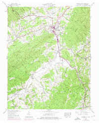 Download a high-resolution, GPS-compatible USGS topo map for Mountain City, TN (1974 edition)