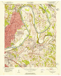 Download a high-resolution, GPS-compatible USGS topo map for Nashville East, TN (1954 edition)