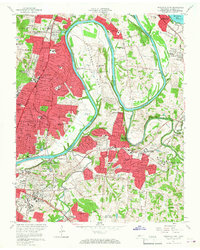 Download a high-resolution, GPS-compatible USGS topo map for Nashville East, TN (1967 edition)