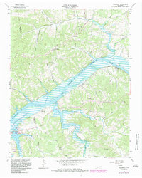 Download a high-resolution, GPS-compatible USGS topo map for Needmore, TN (1983 edition)