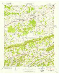 Download a high-resolution, GPS-compatible USGS topo map for New Market, TN (1956 edition)