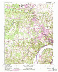Download a high-resolution, GPS-compatible USGS topo map for New Providence, TN (1987 edition)