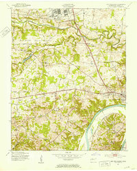 Download a high-resolution, GPS-compatible USGS topo map for New Providence, TN (1953 edition)
