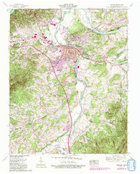 Download a high-resolution, GPS-compatible USGS topo map for Newport, TN (1993 edition)