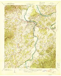 Download a high-resolution, GPS-compatible USGS topo map for Newport, TN (1940 edition)