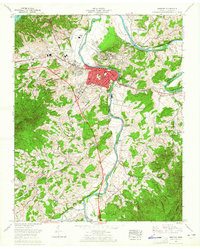 Download a high-resolution, GPS-compatible USGS topo map for Newport, TN (1965 edition)