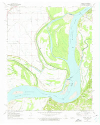 Download a high-resolution, GPS-compatible USGS topo map for Nodena, TN (1975 edition)
