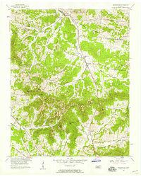 Download a high-resolution, GPS-compatible USGS topo map for Nolensville, TN (1958 edition)