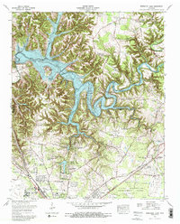 Download a high-resolution, GPS-compatible USGS topo map for Normandy Lake, TN (1988 edition)