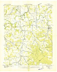 1936 Map of Normandy, TN