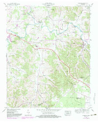 1947 Map of Normandy, TN, 1983 Print