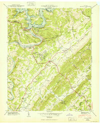Download a high-resolution, GPS-compatible USGS topo map for Norris, TN (1950 edition)