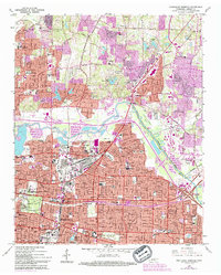 preview thumbnail of historical topo map of Shelby County, TN in 1965