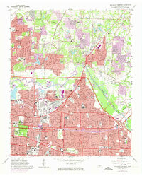 Download a high-resolution, GPS-compatible USGS topo map for Northeast Memphis, TN (1974 edition)