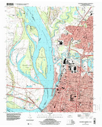 Download a high-resolution, GPS-compatible USGS topo map for Northwest Memphis, TN (1999 edition)