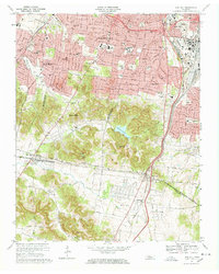 Download a high-resolution, GPS-compatible USGS topo map for Oak Hill, TN (1968 edition)