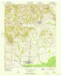Download a high-resolution, GPS-compatible USGS topo map for Obion, TN (1951 edition)