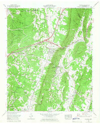 Download a high-resolution, GPS-compatible USGS topo map for Ooltewah, TN (1966 edition)