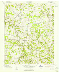 Download a high-resolution, GPS-compatible USGS topo map for Orlinda, TN (1955 edition)