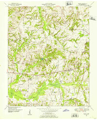 Download a high-resolution, GPS-compatible USGS topo map for Osage, TN (1950 edition)