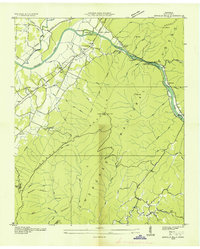 Download a high-resolution, GPS-compatible USGS topo map for Oswald Bald, TN (1935 edition)