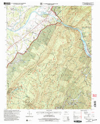Download a high-resolution, GPS-compatible USGS topo map for Oswald Dome, TN (2004 edition)