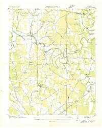 preview thumbnail of historical topo map of Coffee County, TN in 1936