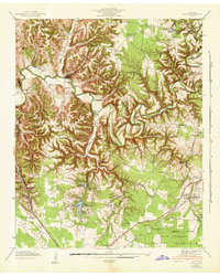 preview thumbnail of historical topo map of Coffee County, TN in 1941