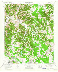 preview thumbnail of historical topo map of Coffee County, TN in 1962