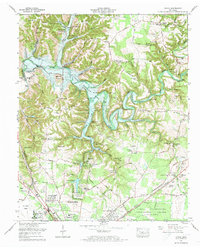 Download a high-resolution, GPS-compatible USGS topo map for Ovoca, TN (1973 edition)