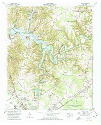 preview thumbnail of historical topo map of Coffee County, TN in 1972