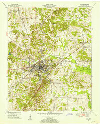 Download a high-resolution, GPS-compatible USGS topo map for Paris, TN (1950 edition)