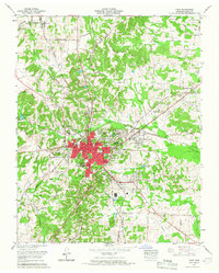 Download a high-resolution, GPS-compatible USGS topo map for Paris, TN (1967 edition)