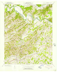 Download a high-resolution, GPS-compatible USGS topo map for Parrottsville, TN (1957 edition)