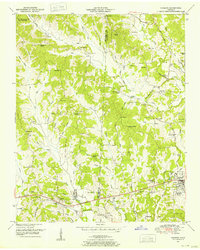 preview thumbnail of historical topo map of Parsons, TN in 1950