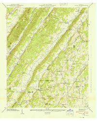 Download a high-resolution, GPS-compatible USGS topo map for Pattie Gap, TN (1940 edition)