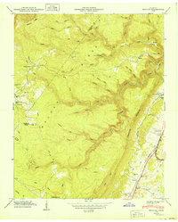 Download a high-resolution, GPS-compatible USGS topo map for Pennine, TN (1949 edition)